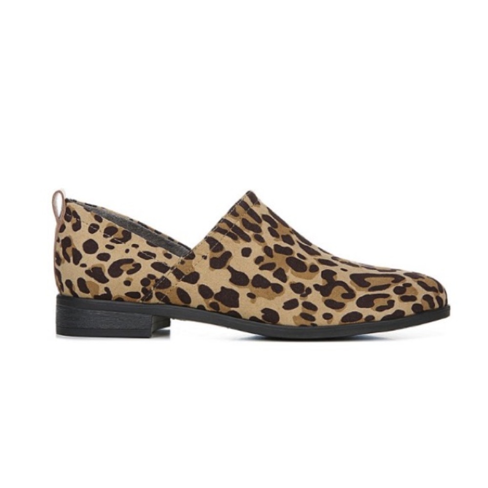 NWT Dr. Scholl’s Tan & Black Leopard Ruler Bootie Womens Size 7.5 - Picture 2 of 7